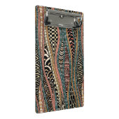 民族のスタイルの抽象的なパターン ミニクリップボード (アングル)