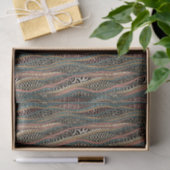 民族のスタイルの抽象的なパターン 薄葉紙 (ギフト)