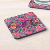 民族のスタイル動物パターン コースター (左側)