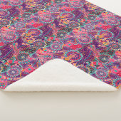 民族のスタイル動物パターン シェルパブランケット (3/4)