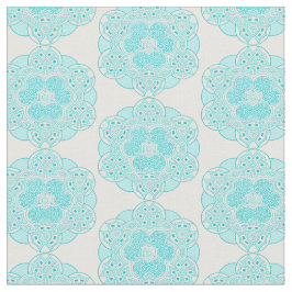 民族のターコイズパターン2 ファブリック