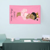 民族のチュチュのかわいいプリンセスのベビーシャワー 横断幕 (トレードショー)