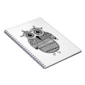 民族のフクロウインクスケッチ ノートブック (右側)