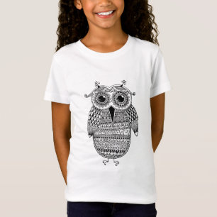 民族のフクロウインクスケッチ Tシャツ