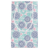 民族のペイズリーパターン スモールペーパーバッグ (正面)