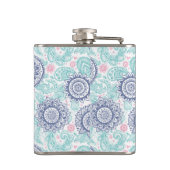 民族のペイズリーパターン フラスク (裏面)