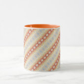 民族のボヘミアのスタイルパターン マグカップ (中央)