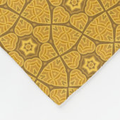 民族のモダンで幾何学的なパターン フリースブランケット (角)