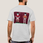 民族のモデルTシャツ Tシャツ (裏面)