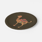 民族のラクダ ペーパープレート (アングル)