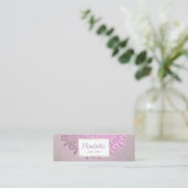 民族の勾配の曼荼羅 スキニー名刺 (スタンド正面)