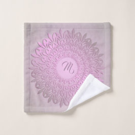 民族の勾配の曼荼羅。 モノグラム ウォッシュタオル