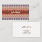 民族の南西パターン 名刺 (正面/裏面)