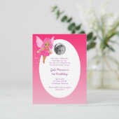 民族の妖精のプリンセスの女の子の誕生会 招待状 (スタンド正面)