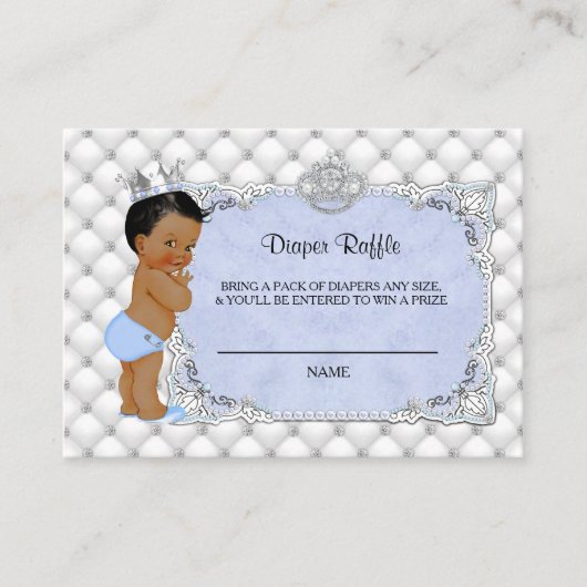 民族の小さな王子ベビーおむつ抽選券 エンクロージャーカード (正面)