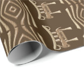 民族の幾何学的なアフリカ人 ラッピングペーパー (ロールコーナー)