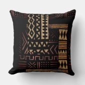 民族の幾何学的パターン： クッション (正面)
