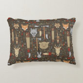 民族の狩りパターン アクセントクッション (正面)
