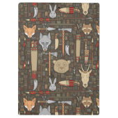 民族の狩りパターン クリップボード (裏面)