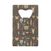 民族の狩りパターン クレジットカード栓抜き (裏面)