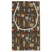 民族の狩りパターン スモールペーパーバッグ (裏面)