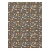 民族の狩りパターン テーブルクロス (正面)