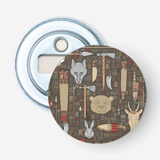 民族の狩りパターン 栓抜き (正面)