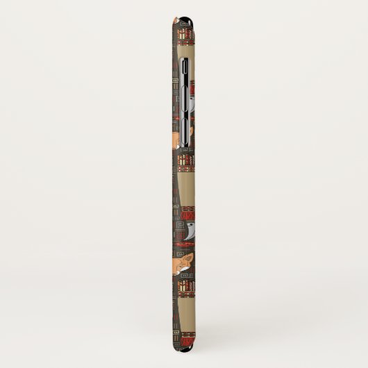 民族の狩りパターン Case-Mate iPhoneケース (裏面/左)