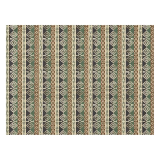 民族の種族のアフリカパターン テーブルクロス (正面(横))