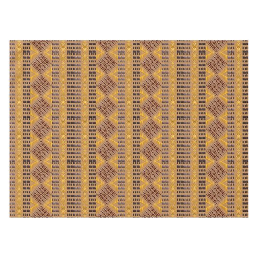 民族の種族のアフリカパターン テーブルクロス (正面(横))