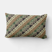 民族の種族のアフリカパターン ランバークッション (裏面)