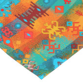 民族の種族の曼荼羅#1 ショートテーブルランナー (コーナー)