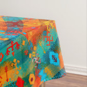 民族の種族の曼荼羅#1 テーブルクロス (インサイチュ)