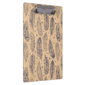 民族の羽の輪郭パターン クリップボード (右)