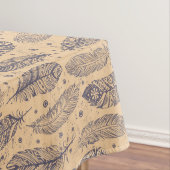 民族の羽の輪郭パターン テーブルクロス (インサイチュ)