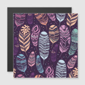 民族の羽：白黒の模様 (正面/裏面)