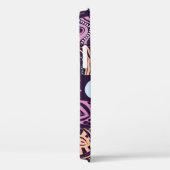 民族の羽：白黒の模様 Case-Mate iPhoneケース (裏面 / 右)