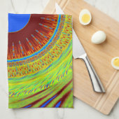 民族の良い日と良い夜を キッチンタオル (四つ折り)