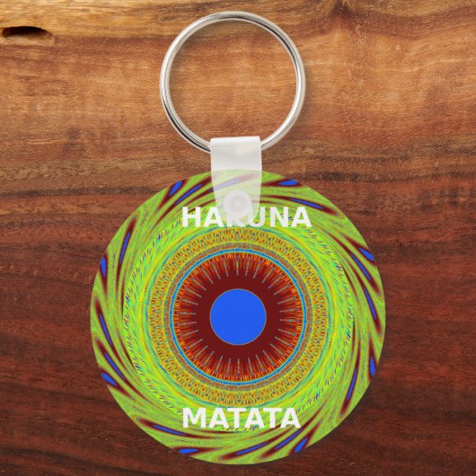 民族の良い日と良い夜を キーホルダー (正面)