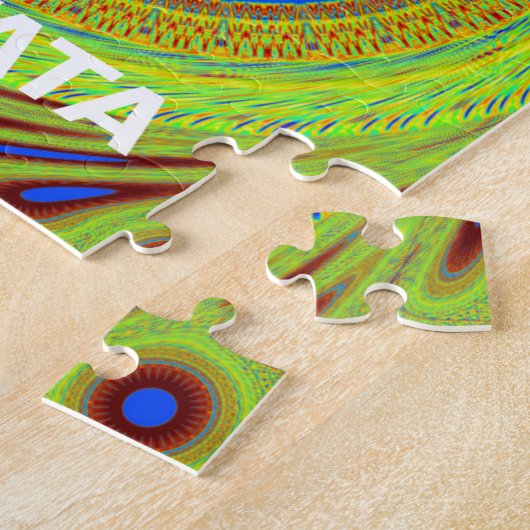 民族の良い日と良い夜を ジグソーパズル (側面)