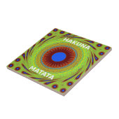 民族の良い日と良い夜を タイル (側面)