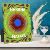 民族の良い日と良い夜を フォトプラーク (側面)