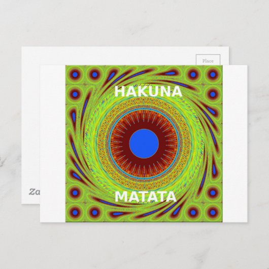 民族の良い日と良い夜を ポストカード (正面/裏面)