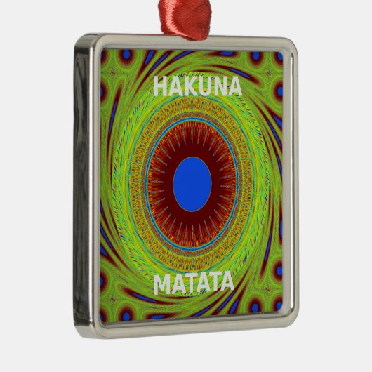 民族の良い日と良い夜を メタルオーナメント (右)