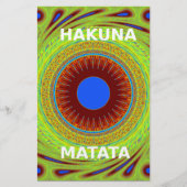 民族の良い日と良い夜を 便箋 (正面)