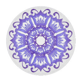 民族の花の曼荼羅 カッティングボード
