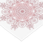 民族の花の曼荼羅 ショートテーブルランナー (コーナー)