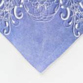 民族の花の曼荼羅 フリースブランケット (角)