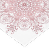 民族の花の珊瑚の曼荼羅 テーブルクロス (アングル)