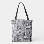 民族の落書き2 トートバッグ (裏面)